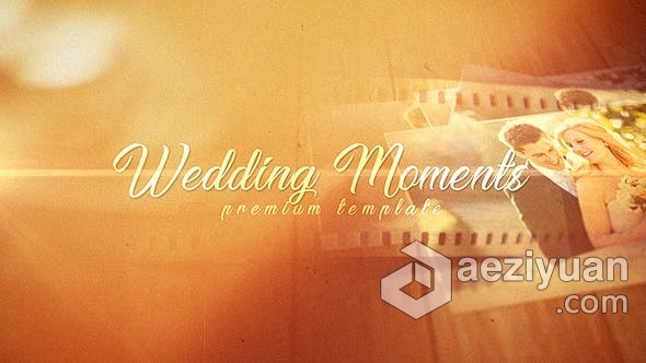 光泄漏唯美婚礼视频相册制作胶片元素动画效果 AE模板 AE工程文件 Wedding Moments泄漏,相册制作,胶片,元素,动画 - AE资源网 www.aeziyuan.com