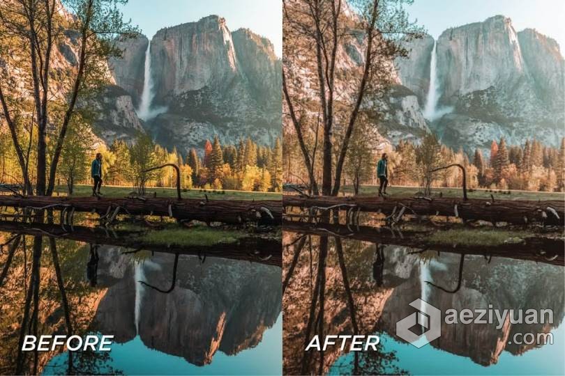 旅拍风光电影胶片色调Lightroom预设/手机APP滤镜 Yosemite Lightroom Presets风光,电影胶片,色调,lightroom,预设 - AE资源网 www.aeziyuan.com