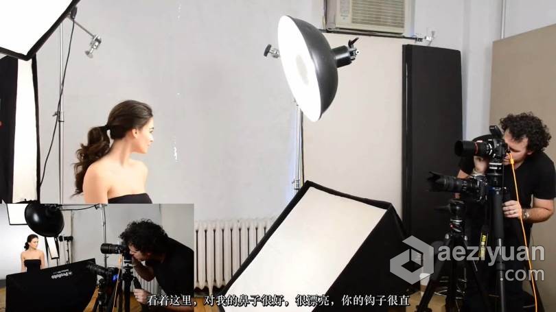 Fstoppers摄影师Peter Hurley完美头像人像面部布光教程 中文字幕 Fstoppers - Illuminating The Face Ligh摄影师,peter,完美,头像,人像 - AE资源网 www.aeziyuan.com