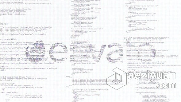 计算机编码数据开发工程师矩阵代码动画制作LOGO片头 AE模板 AE工程文件 Doctype, Developers Logo Identity计算机编码,开发,工程师,矩阵,代码 - AE资源网 www.aeziyuan.com