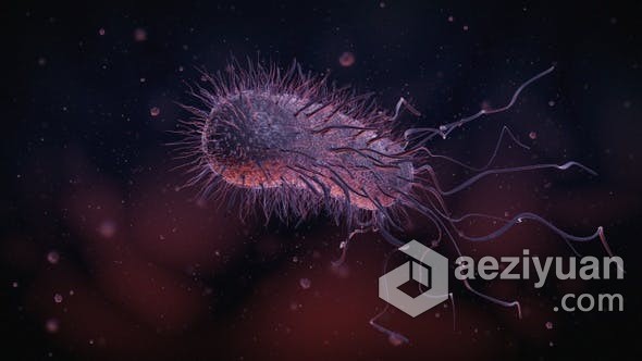 移动细菌3D动画微生物医学病毒研究教育解释视频素材 videohive Bacteria移动,细菌,生物医学,病毒,研究 - AE资源网 www.aeziyuan.com