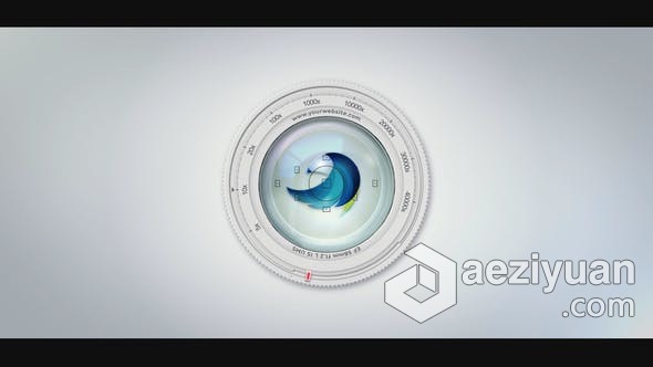 照相机拍摄机镜头对焦旋转演绎LOGO标志视频片头 AE模板 AE工程文件 Focus Logo拍摄,镜头,演绎,标志,视频 - AE资源网 www.aeziyuan.com