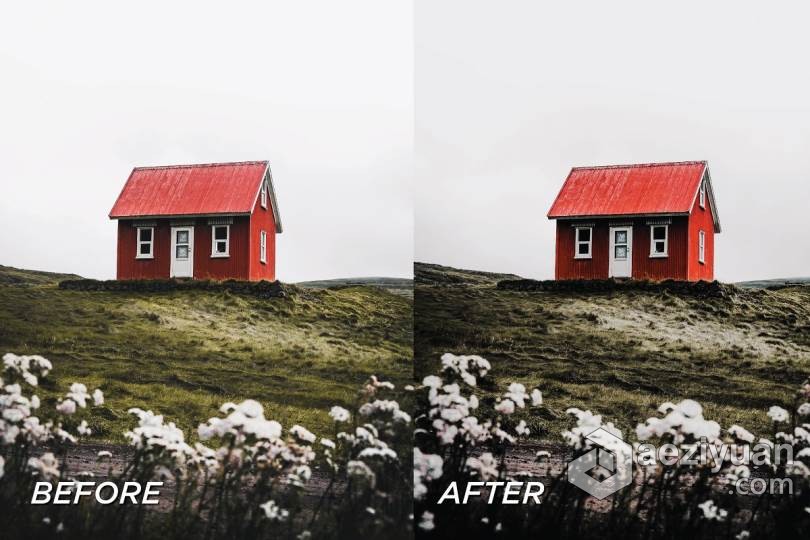 冰岛旅拍情绪美学电影色调Lightroom预设/手机APP滤镜 5 Iceland Lightroom Presets冰岛,情绪,美学,色调,lightroom - AE资源网 www.aeziyuan.com