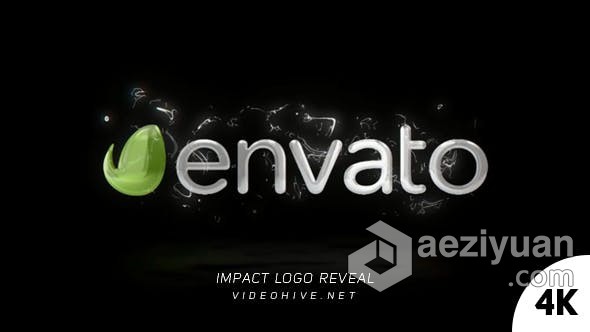 霓虹灯能量冲击特效视频片头LOGO动画效果制作 AE模板 AE工程文件 Impact Logo Reveal霓虹灯,能量,冲击,特效,视频 - AE资源网 www.aeziyuan.com