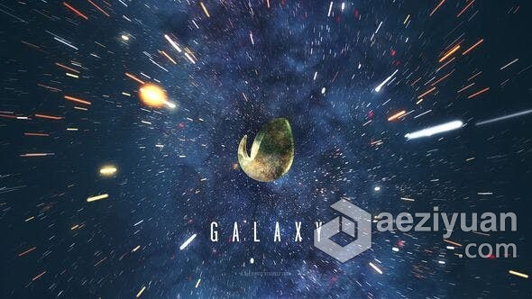 银河太空星空粒子特效场景动画演绎LOGO片头视频 AE模板 AE工程文件 Galaxy Space Logo Reveal银河,太空,星空,粒子特效,特效 - AE资源网 www.aeziyuan.com