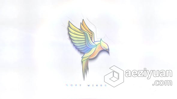 涟漪RGB分割美感棱镜效果视觉光效LOGO三维动画视频片头 AE模板 AE工程文件 Soft Clean Logo涟漪,分割,美感,棱镜,效果 - AE资源网 www.aeziyuan.com