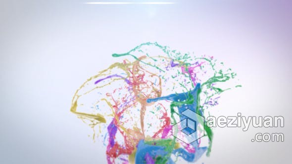 彩色液体流体飞溅动画演绎LOGO标志视频片头制作 AE模板 AE工程文件 Colorful Liquid Logo Reveal彩色,液体,流体,飞溅,动画 - AE资源网 www.aeziyuan.com