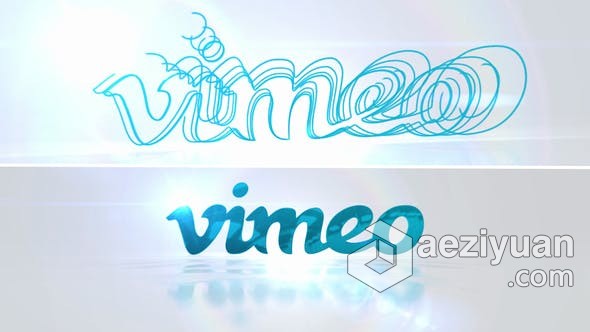 3D描边LOGO边缘线条动画明亮光效企业LOGO片头视频 AE模板 AE工程文件 Inspire描边,线条,动画,企业,logo - AE资源网 www.aeziyuan.com