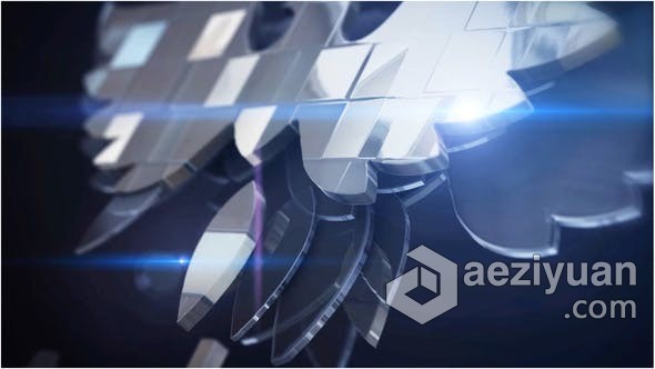 3D玻璃光面效果动画LOGO视频片头制作 AE模板 AE工程文件 Stack Logo Reveal玻璃,光面,效果,动画,视频 - AE资源网 www.aeziyuan.com