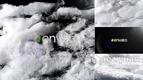 冰天雪地积雪霜冰缓慢融化标志LOGO显示动画 AE模板 AE工程文件 Logo Snowbreak冰天雪地,缓慢,融化,标志,显示 - AE资源网 www.aeziyuan.com