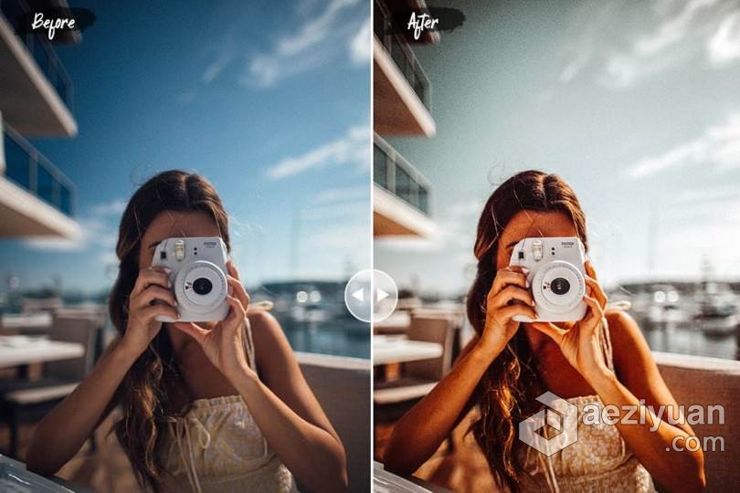 琥珀棕褐色旅拍人像Insta滤镜LR预设/手机滤镜 Amber Tan Lightroom Presets琥珀,人像,滤镜,预设,手机 - AE资源网 www.aeziyuan.com