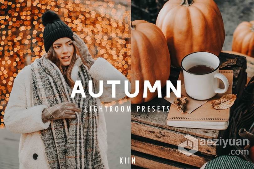 秋季棕色调Insta滤镜/LR预设/手机APP滤镜 6 AUTUMN LIGHTROOM PRESETS秋季,色调,滤镜,预设,手机 - AE资源网 www.aeziyuan.com