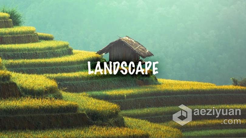 10个风景优美的景观创意预设LUT预设 Landscape Creative LUT presets风景,景观,创意,预设,landscape - AE资源网 www.aeziyuan.com