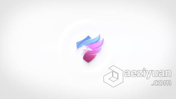 极简干净水波纹效果3D明亮翻转标志LOGO片头 AE模板 AE工程文件 Clean Ripple Logo极简,干净,明亮,翻转,标志 - AE资源网 www.aeziyuan.com