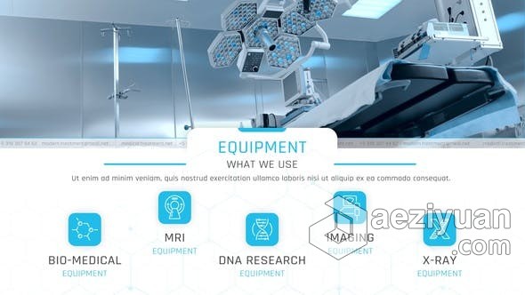 现代临床治疗医院宣传片保健健康医疗团队公司介绍视频动画 AE模板 AE工程文件 Modern Clinic Treatment现代,临床,治疗,医院宣传,宣传片 - AE资源网 www.aeziyuan.com