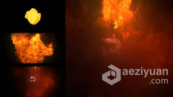 4K史诗大气火球爆炸火热燃烧烟尘标志LOGO动画 AE模板 AE工程文件 Fire Logo Reveal史诗,爆炸,火热,燃烧,烟尘 - AE资源网 www.aeziyuan.com