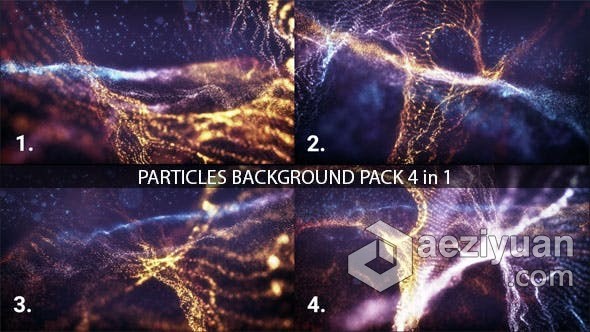 4组Particles华丽粒子舞台LED背景视频素材视频素材 LED大屏幕动态背景素材 Particles Background Packparticle,华丽,粒子,舞台,背景 - AE资源网 www.aeziyuan.com