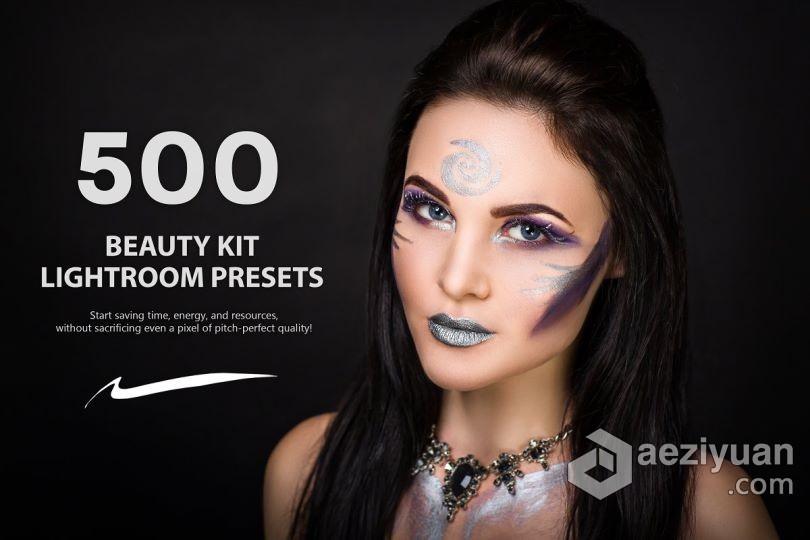 500个专业级人像美容修饰调色套件Lightroom预设 500 Beauty Kit Lightroom Presets专业,人像,美容,修饰,调色 - AE资源网 www.aeziyuan.com