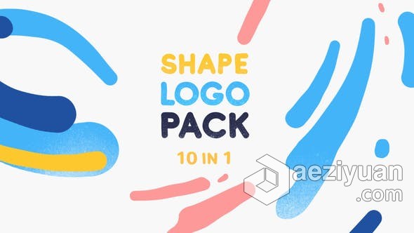 10套实用动感抽象卡通图形动画LOGO片头 AE模板 AE工程文件 Logo Animations Bundle 10 in 1实用,动感,抽象,卡通,图形 - AE资源网 www.aeziyuan.com