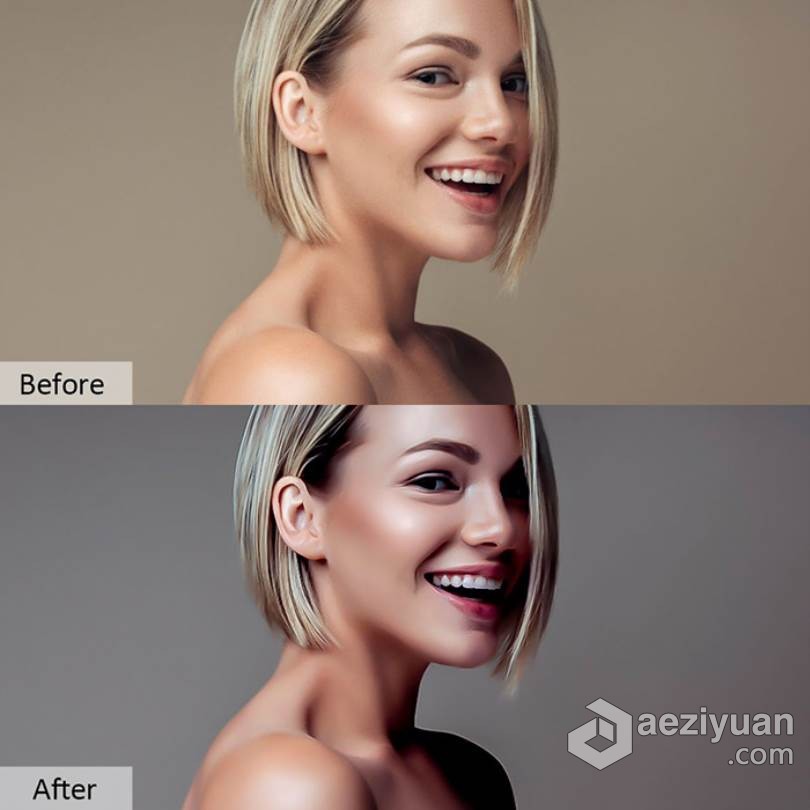 高端人像磨皮修饰Lightroom预设+手机APP调色滤镜 Retouching Mobile Desktop PRESETS高端,人像,修饰,lightroom,预设 - AE资源网 www.aeziyuan.com