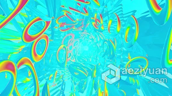 4K抽象艺术全息几何作品卡通颜色虹彩动态LED背景视频VJ素材 Abstract Art Holographic Geometric In Wave 4K抽象艺术,全息,几何,作品,卡通 - AE资源网 www.aeziyuan.com