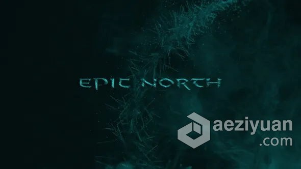 炫彩几何形状抽象视频片头演绎LOGO动画效果 AE模板 AE工程文件 Epic North炫彩,几何形状,抽象,视频,片头 - AE资源网 www.aeziyuan.com