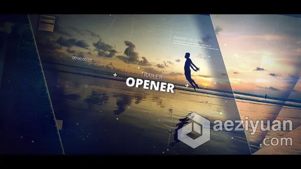 创意图文动画3D分割图层效果现代媒体视频片头制作 AE模板 AE工程文件 Trailer Opener动画,分割,图层,效果,现代 - AE资源网 www.aeziyuan.com