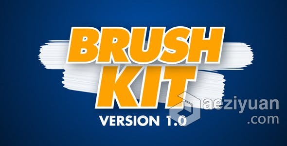 可以完全自定笔刷动画效果工程文件 AE模板 AE工程文件 Brush Kit Vr 1.0可以,完全,自定,笔刷,动画 - AE资源网 www.aeziyuan.com