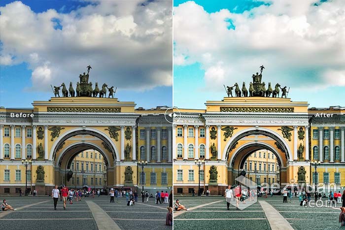 圣彼得堡城市人文旅拍Lightroom预设/手机APP预设 Saint Petersburg Pro Lightroom Prese圣彼得堡,彼得堡,lightroom,预设,手机 - AE资源网 www.aeziyuan.com