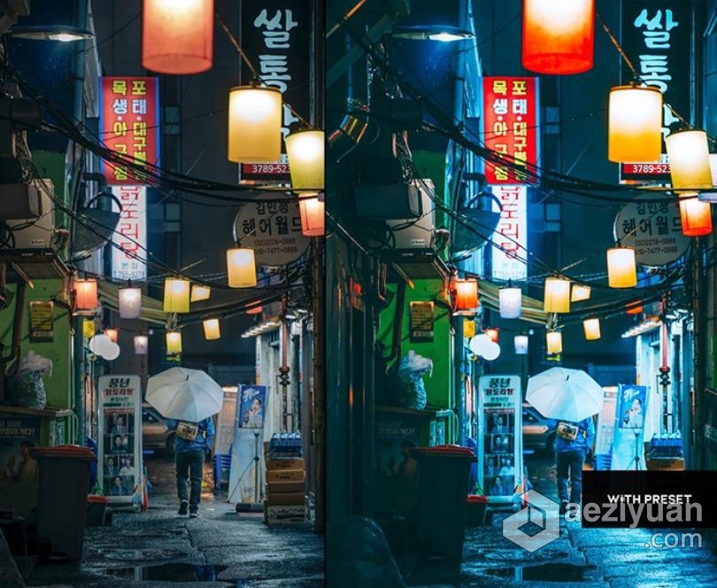 城市霓虹夜景赛博朋克效果LR调色预设 ARTA Night Presets For Mobile and Desktop城市,霓虹,夜景,赛博朋克,效果 - AE资源网 www.aeziyuan.com