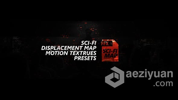 高科技分形位移贴图运动文本预设文件FFX-AE预设 Sci-fi Displacement Map Motion Textrues Presets分形,位移贴图,运动,文本,预设 - AE资源网 www.aeziyuan.com