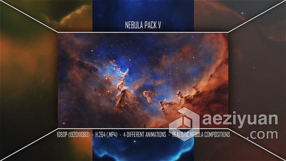 天文学空间科学宇宙星云动态背景视频素材 Nebula Pack V文学空间,空间科学,宇宙星,星云,动态 - AE资源网 www.aeziyuan.com