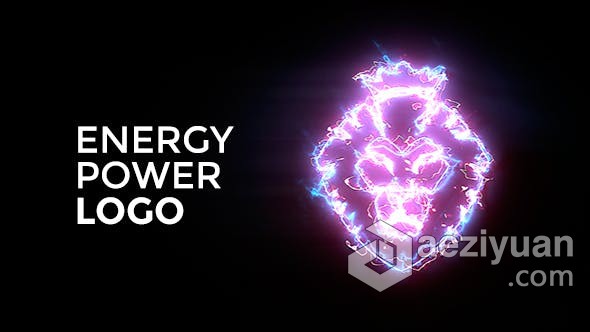 SABER插件制作能量闪电霓虹灯光线动画LOGO片头 AE模板 AE工程文件 Energy Power Logo插件,制作,能量,闪电,霓虹灯光 - AE资源网 www.aeziyuan.com