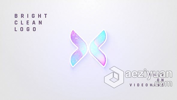 明亮干净光泽公司LOGO动画视频片头制作 AE模板 AE工程文件 Bright Clean Logo明亮,干净,光泽,公司,动画 - AE资源网 www.aeziyuan.com