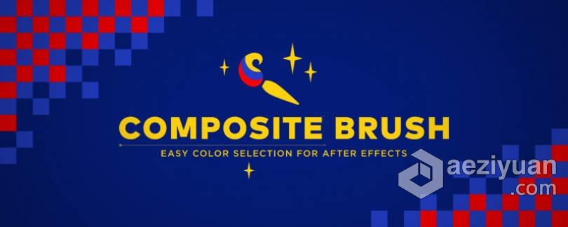 画面颜色选取调色替换修改AE插件 Composite Brush v1.6.0 Mac 附使用教程画面,颜色,选取,调色,替换 - AE资源网 www.aeziyuan.com