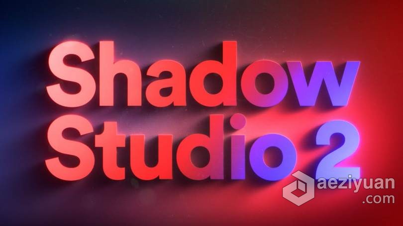 精致华丽真实阴影拖尾投影中文汉化AE插件 Shadow Studio 2 v1.1 Win + 使用教程精致,华丽,真实,阴影,拖尾 - AE资源网 www.aeziyuan.com