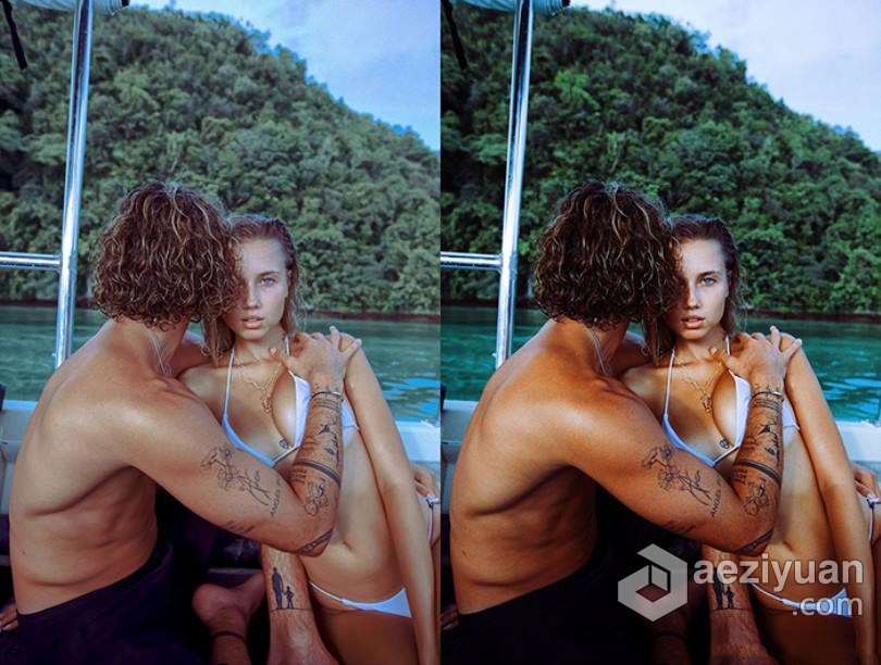 油管网红 Jay Alvarrez 100个创意视频电影色彩分级LUT预设+ACR预设色彩,分级 - AE资源网 www.aeziyuan.com