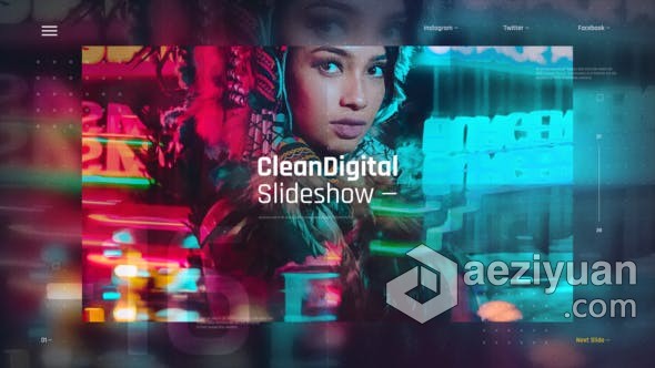 高科技IT技术数字幻灯片公司介绍企业宣传片视频 AE模板 AE工程文件 Clean Digital Slideshow数字,幻灯片,公司,介绍,企业宣传 - AE资源网 www.aeziyuan.com