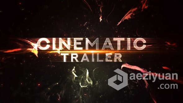 电影预告片光效闪电能量介绍标题宣传 AE模板 AE工程文件 Cinematic Trailer 7电影预告,预告片,光效,闪电,能量 - AE资源网 www.aeziyuan.com