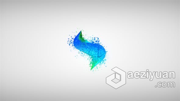 粒子汇聚特效动画标志视频片头 AE模板 AE工程文件 Particle Logo Reveal粒子,汇聚,特效动画,标志,视频 - AE资源网 www.aeziyuan.com