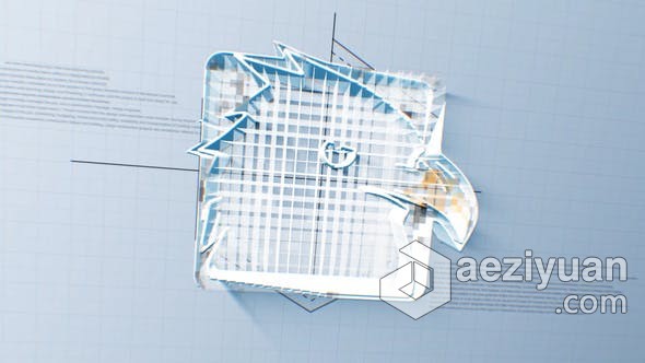 3D建筑工业公司视频片头动画 AE模板 AE工程文件 Construction Logo建筑工业,工业公司,视频,工程,文件 - AE资源网 www.aeziyuan.com