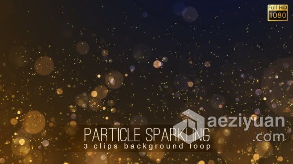 3组虚化散景粒子光点LED屏幕动态背景VJ视频素材 Particle Sparkling Background虚化,粒子,屏幕,动态,背景 - AE资源网 www.aeziyuan.com