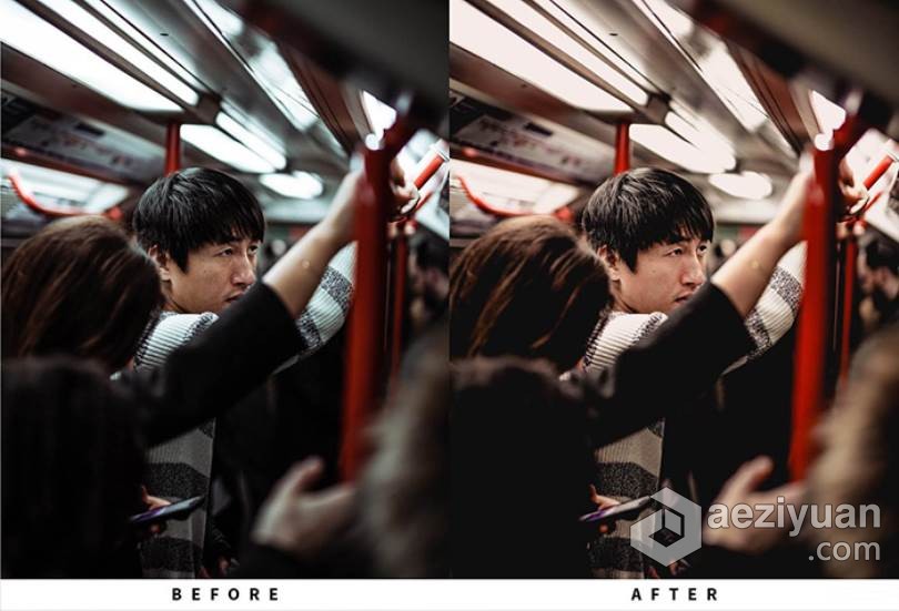 街拍人像影院级电影胶片Lightroom预设 Cinematic Lightroom Presets街拍,人像,影院,电影胶片,lightroom - AE资源网 www.aeziyuan.com