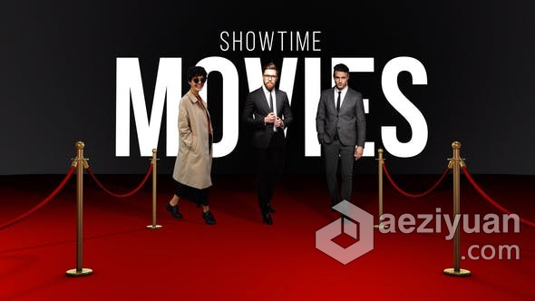 明星走红地毯介绍视频3D空间动画电影宣传片 AE模板 AE工程文件 Showtime I Cinema Promo明星,走红地毯,介绍,视频,空间 - AE资源网 www.aeziyuan.com