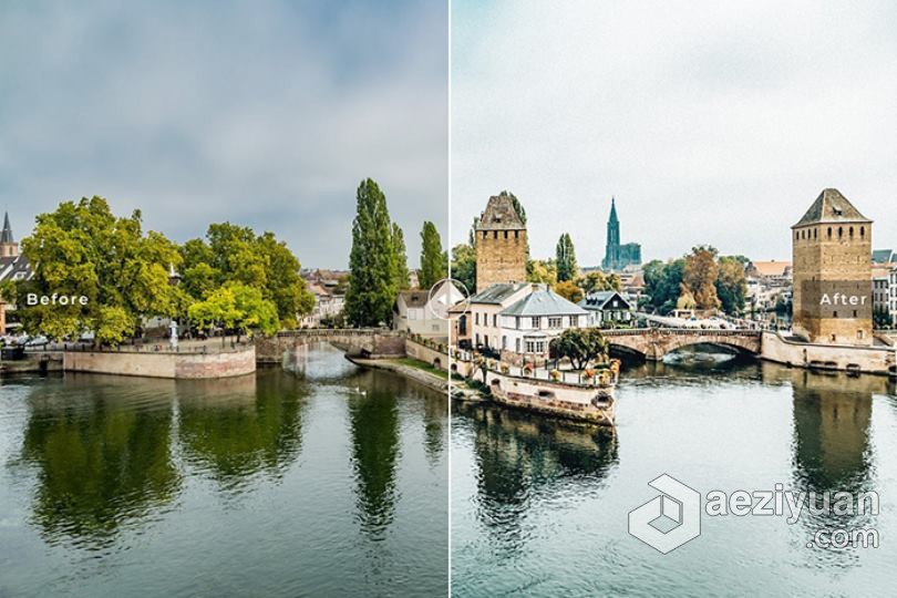 史特拉斯堡旅拍电影色调Lightroom预设/APP预设 Strasbourg Pro Lightroom Presets史特拉斯堡,色调,lightroom,strasbourg - AE资源网 www.aeziyuan.com