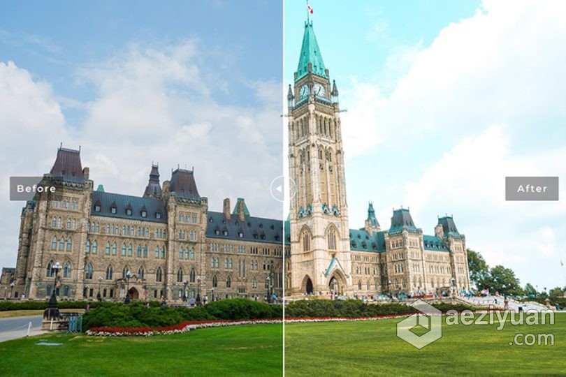 渥太华城市旅行人文摄影橙绿色调LR预设/APP预设 Ottawa Pro Lightroom Presets渥太华,城市旅行,人文摄影,绿色,色调 - AE资源网 www.aeziyuan.com