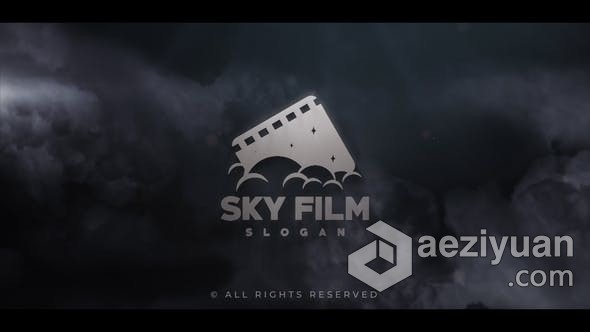 黑暗云层烟雾特效金属LOGO标题效果视频片头 AE模板 AE工程文件 Cinematic Logo Reveal黑暗,云层,烟雾,特效,金属 - AE资源网 www.aeziyuan.com