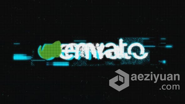 4K分辨率数字失真故障LOGO动画视频片头 AE模板 AE工程文件 Digital Distortion Glitch Logo分辨率,数字,失真,故障,动画 - AE资源网 www.aeziyuan.com