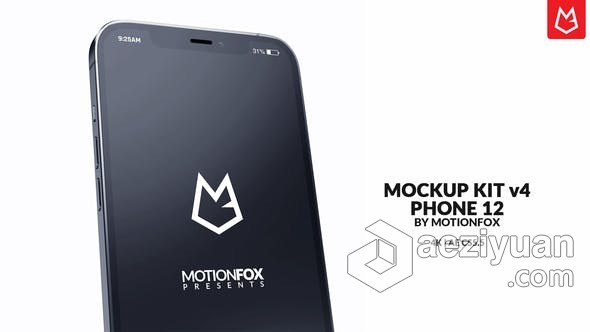 Phone 12 Pro苹果手机宣传APP动画片头15种场景 AE模板 AE工程文件 App Promo Mockup Kit v4phone,苹果手机,宣传,动画片,片头 - AE资源网 www.aeziyuan.com