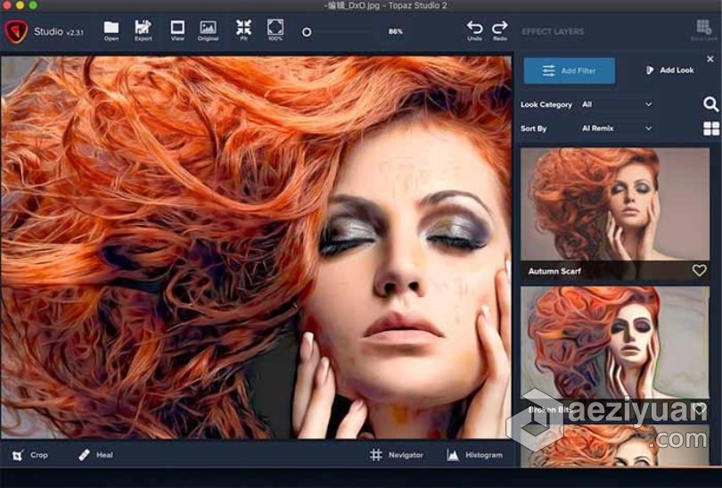 Topaz Studio for Mac(创意艺术图像处理插件)v2.3.2最新版 - AE资源网 www.aeziyuan.com